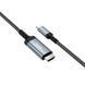 Відеокабель Type-C to HDMI HOCO UA43 | 4K@30Hz, 1.8 метри, Aluminum | Grey 2617 фото 5