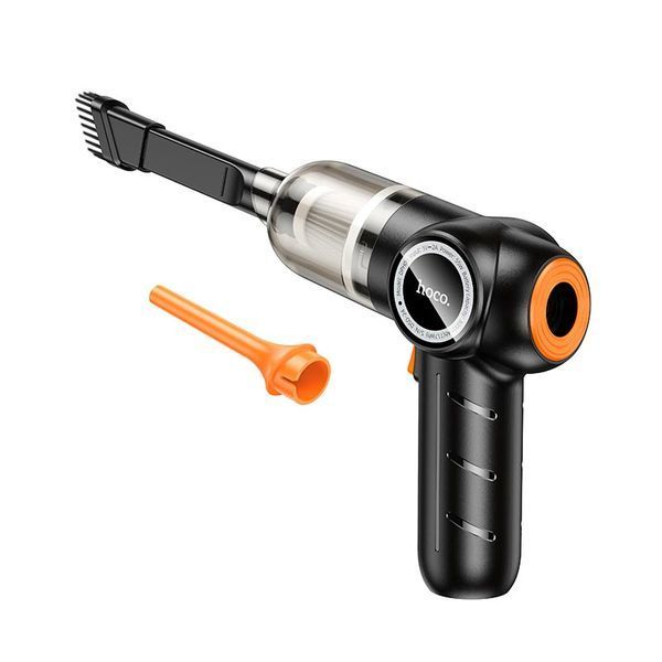 Портативний автопилосос HOCO Viento DPH06 | 55W, 4.2kPa, 3000mAh, 12min, 120ml | Black 2671 фото