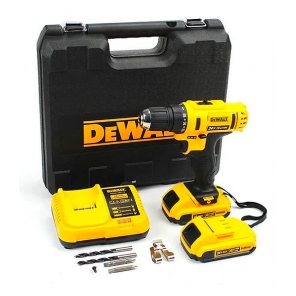 Акумуляторний шуруповерт DeWalt 24V з кейсом