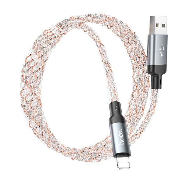 Кабель USB-A на Lightning с подсветкой