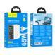 Адаптер мережевий Hoco Fuerza N36 |3USB/3Type-C, 65W/3A, PD/QC| White 2296 фото 7