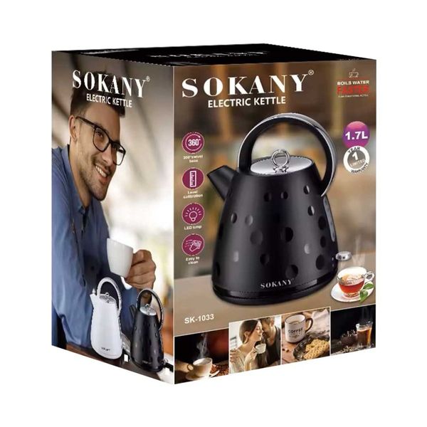 Sokany SK-1033 электрочайник с защитой от перегрева