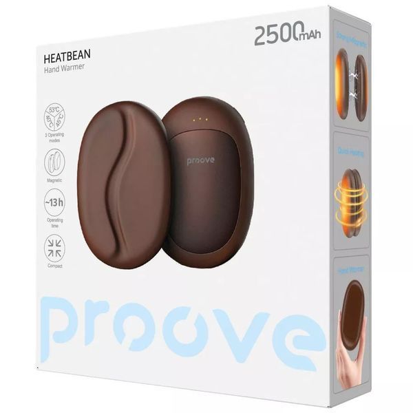 Упаковка грілки для рук Proove HeatBean Brown з основними характеристиками