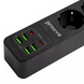 Мережевий фільтр на 3 розетки + 4 USB + 2 Type-C 2 метри - Proove Power Strip P-03 1323 фото 5