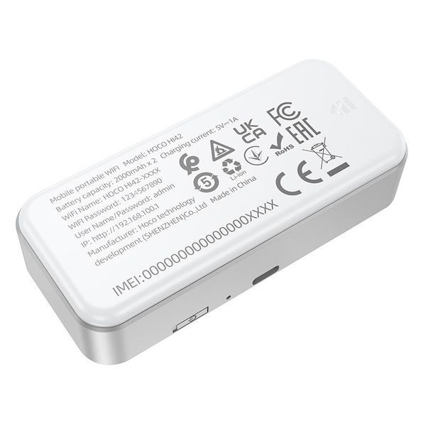 Портативный Wi-Fi 6 роутер HOCO HI42