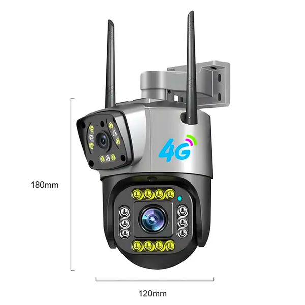 Уличная камера V380 Wi-Fi и 4G Камера видеонаблюдения с двойным объективом 931 фото