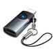 Адаптер HOCO Victory UA46A Type-C to Lightning OTG з LED індикатором Grey