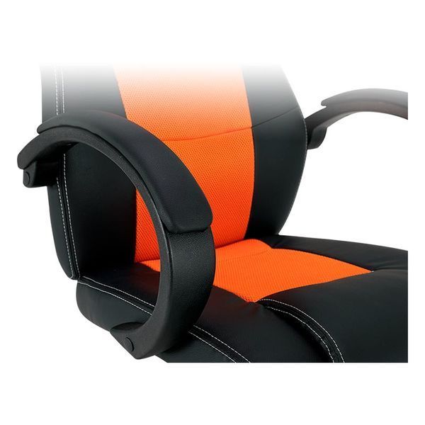Ігрове крісло MeeTion eSportChair CHR05 |PU + PVC + сітка, до 120 кг, S-подібний підголівник| Black-Orange 2055 фото