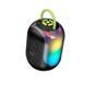Караоке колонка HOCO DS68, вигляд під кутом, RGB підсвітка