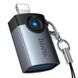 Перехідник HOCO UA46 Victory USB-A &ndash; Lightning OTG сірий