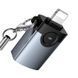 Перехідник HOCO Victory з Usb A на Lightning UA46 | OTG, LED індикатор | Gray 2498 фото 6