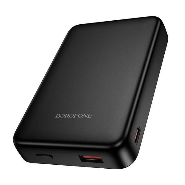 Магнітний павербанк BOROFONE Dawn BJ82A MagSafe | 10000mAh, PD20W, 15W | Black 2589 фото