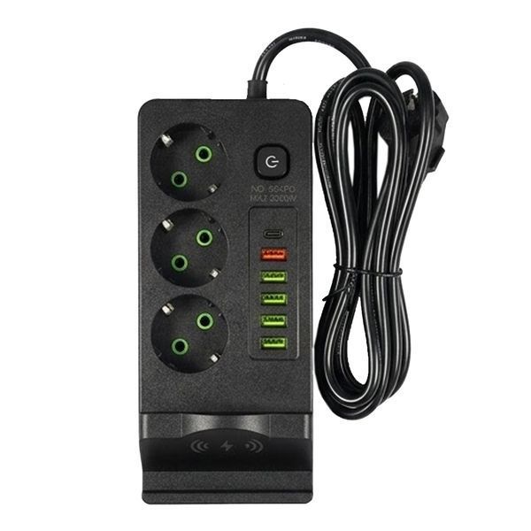 Мережевий подовжувач Power Socket 993PD на 6 usb
