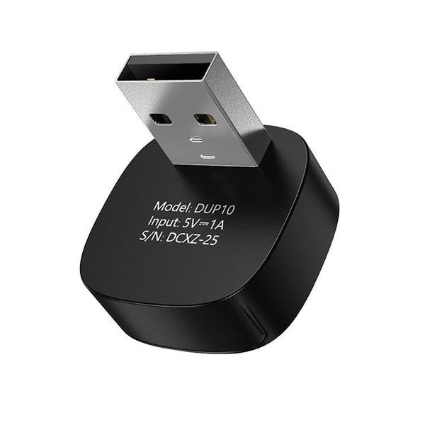 Перехідник HOCO DUP10 для бездротового Apple CarPlay USB-A Black