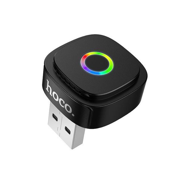 HOCO DUP10 адаптер Wireless CarPlay USB-A для автомобіля Black