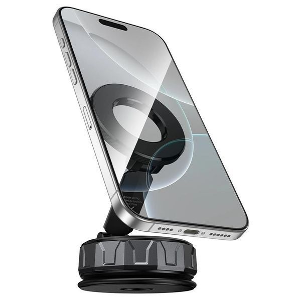 Автотримач BOROFONE Gloria BH140 | MagSafe, вакуумна присоска| Black 2631 фото