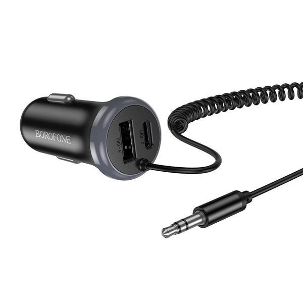 Bluetooth-ресивер із вбудованим AUX-кабелем для блютуза