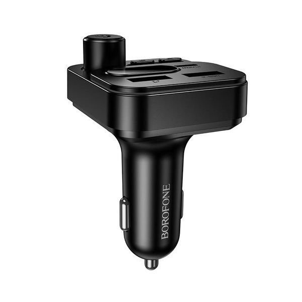 FM-модулятор BOROFONE BC61 | Bluetooth 5.4, USB-C 30W PD/QC, 2&times;USB-A, 45W | Black 2217 фото
