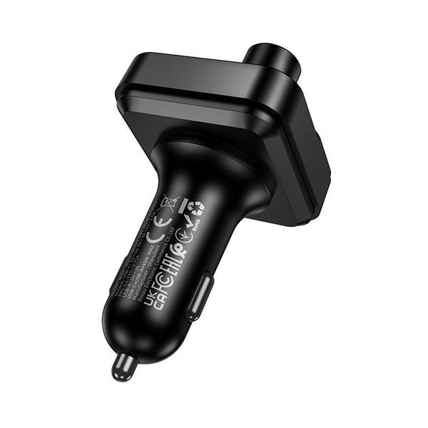 FM-модулятор BOROFONE BC61 | Bluetooth 5.4, USB-C 30W PD/QC, 2&times;USB-A, 45W | Black 2217 фото