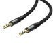 Аудіокабель ACEFAST J10 AUX 3.5mm до 3.5mm | Нейлонове обплетення, Hi-Fi звук | Black 2547 фото 4