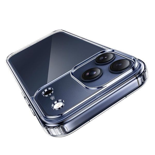Чохол HOCO для iPhone 17 Pro Airbag |TPU + 2.0 мм PC, кути з airbag-амортизацією| Clear 2364-2 фото
