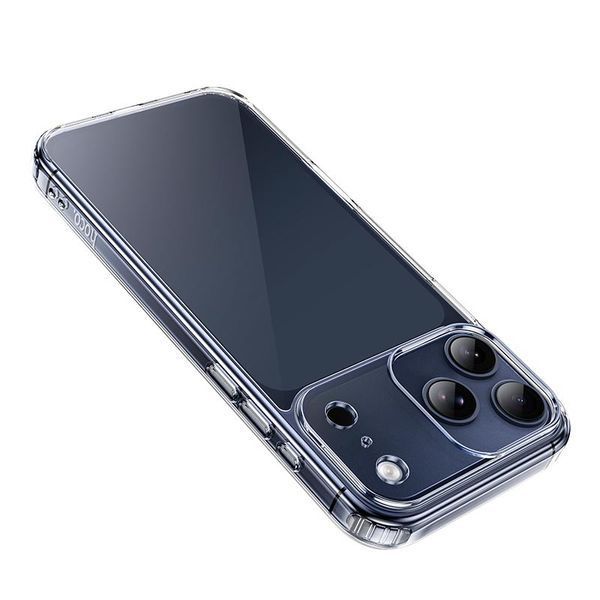 Чохол HOCO для iPhone 17 Pro Airbag |TPU + 2.0 мм PC, кути з airbag-амортизацією| Clear 2364-2 фото