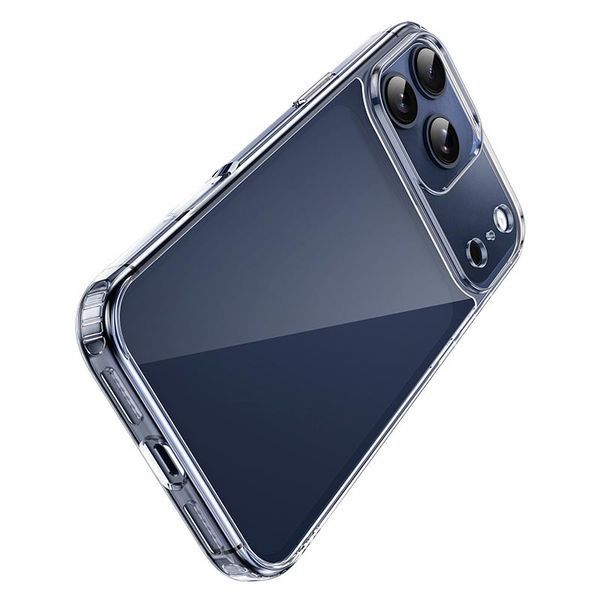 Чохол HOCO для iPhone 17 Pro Airbag |TPU + 2.0 мм PC, кути з airbag-амортизацією| Clear 2364-2 фото