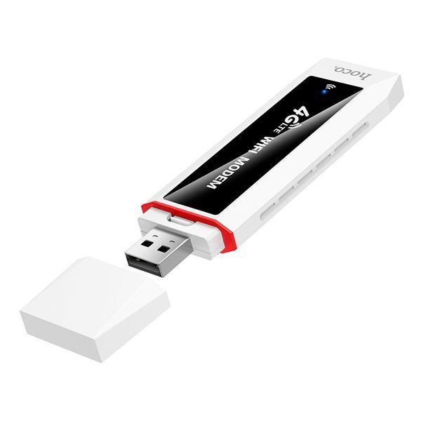 Портативний модем Wi-Fi роутер HOCO HI43 | Wi-Fi 6, 150Mbps, SIM Card | White 2618 фото