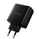 Мережевий зарядний пристрій HOCO Upgrade C160A | 65W, 2&times;Type-C + 1&times;USB-A | Black 2454 фото 6