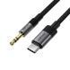 Аудіокабель ACEFAST J11 USB-C to 3.5mm з портом тайп сі