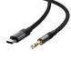 Аудіокабель ACEFAST J11 USB-C to 3.5mm | 1m, AUX, Hi-Fi | Black 2550 фото 4