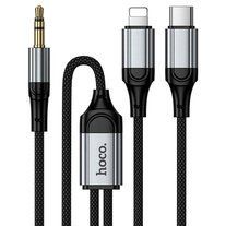 Аудіокабель Type C/Lightning - AUX 3.5 мм Hoco UPA26A