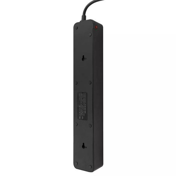 Мережевий фільтр Proove Power Strip P-04 чорний, вигляд з тильної сторони