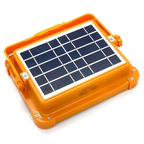 Портативный прожектор с солнечной батареей Power Solar LED light 12000 mAH 1048 фото