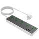 Многофункциональный удлинитель Hoco с USB и Type-C