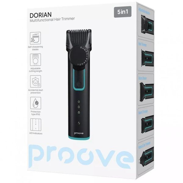 Універсальний тример Proove Dorian 5in1 у фірмовій упаковці