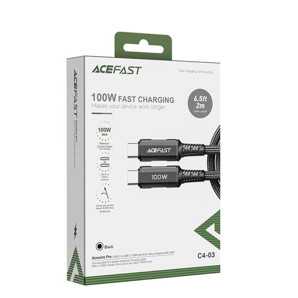 Кабель ACEFAST C4-03 Type-C to Type-C коробка