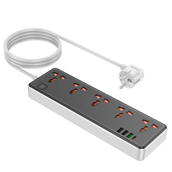 HOCO Rico AC14A с 5 розетками и USB