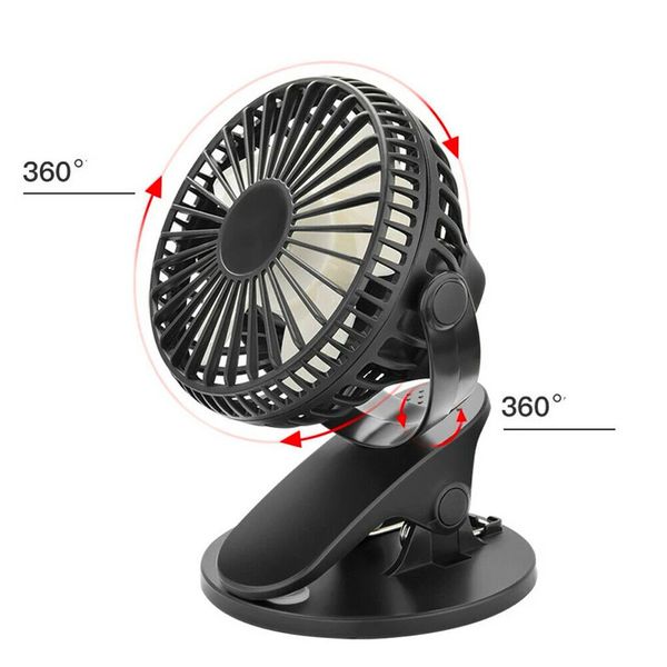 Міні вентилятор на прищіпці MF-025 USB Mini Wind Power Handheld Clip Fan 944 фото