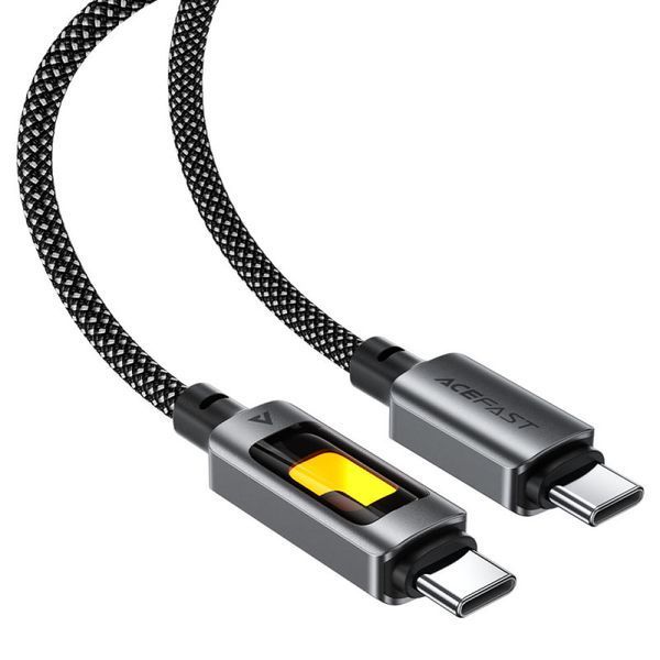 Кабель ACEFAST C21-03 Type-C to Type-C з led індикатором