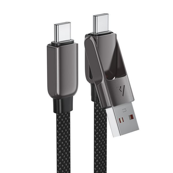 Кабель ACEFAST C13-04 Type-C to Usb A / Type-C 60 ВТ
