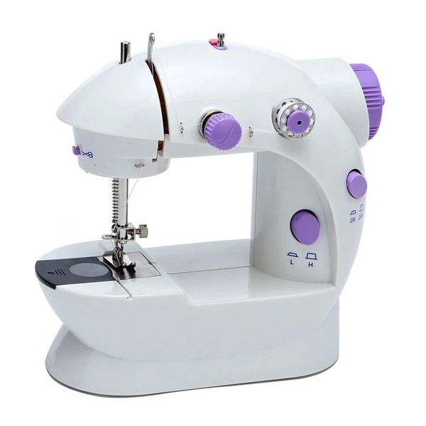 Портативна швейна машинка Mini Sewing Machine FHSM 202 з адаптером 810 фото