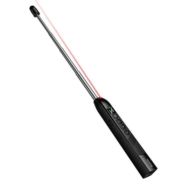 Розумна указка, пульт для презентацій Hoco GM205 | USB/Type-C, 180mAh, 6 годин, 38,5 см | Black 2690 фото