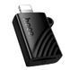Перехідник Hoco HB53 Lightning на MicroSD &ndash; вигляд корпусу з логотипом HOCO