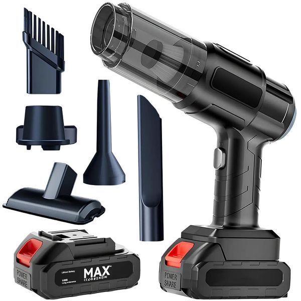 Автомобільний пилосос Multifunction cleaner | 120W, 3400Pa, HEPA, 4000mAh | Black 2564 фото