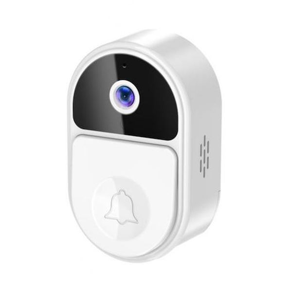 Відеодзвінок Tuya Doorbell WIFI | Full HD 1080p, акумулятор 1000mAh, IP65 | White 2602-1 фото