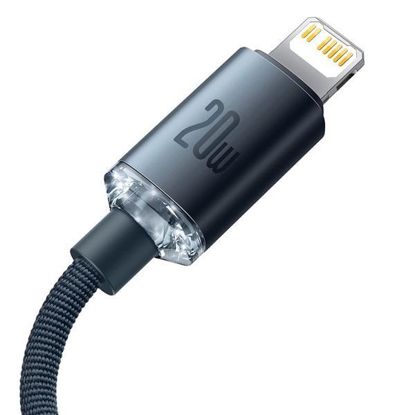 Кабель Baseus Crystal Shine Series USB-C на Lightning, 20W (1.2 м)