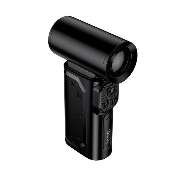 Портативний турбовентилятор HOCO HX68 Black корпус збоку