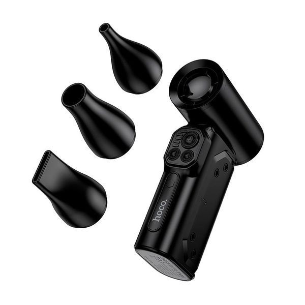 HOCO HX68 Black комплект насадок та корпус вентилятора