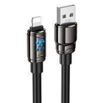 Кабель HOCO U143 USB-A Lightning черный